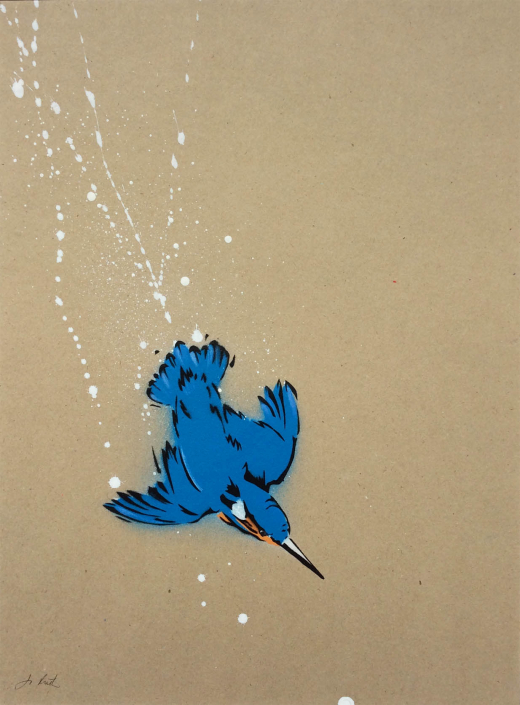 Diving Kingfisher