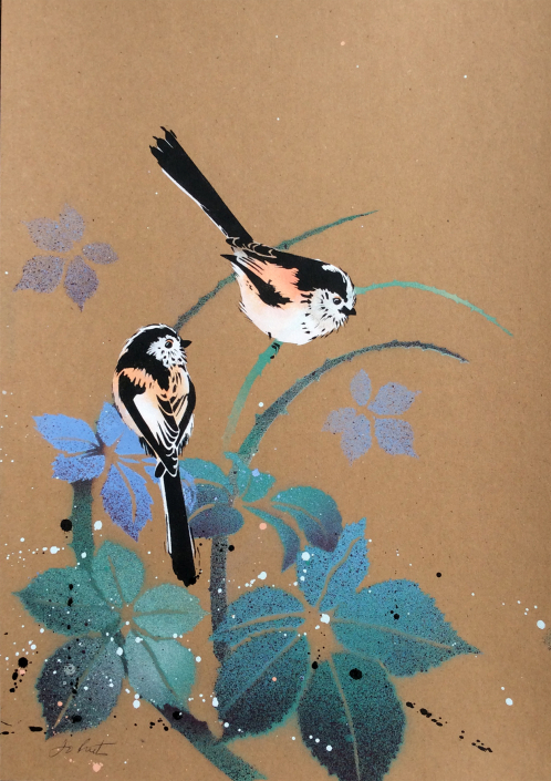 Long tailed tits